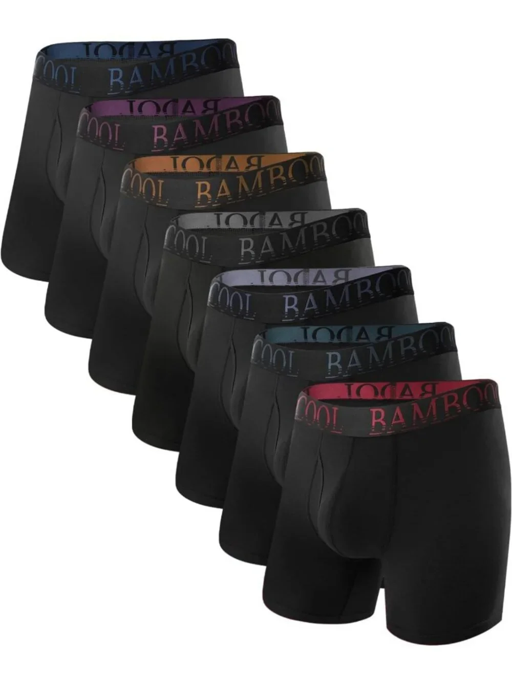 Ultra Soft Breathable Men's Boxer Briefs Pack | Bamboo Cool Comfort Underwear